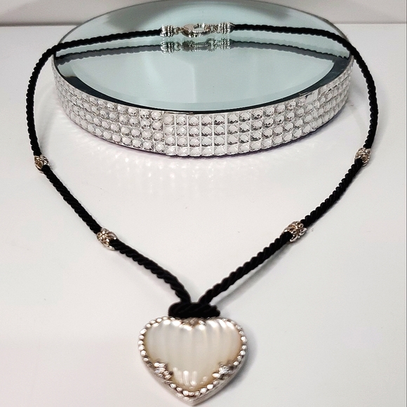 Judith Ripka Jewelry - Beautiful JUDITH RIPKA Carved Heart Sterling Necklace